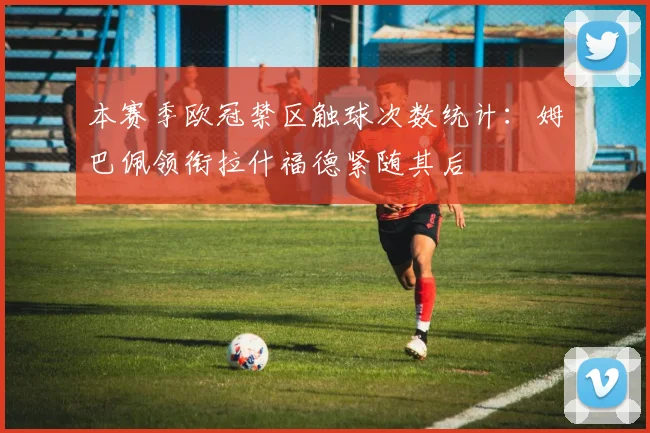 本赛季欧冠禁区触球次数统计：姆巴佩领衔拉什福德紧随其后